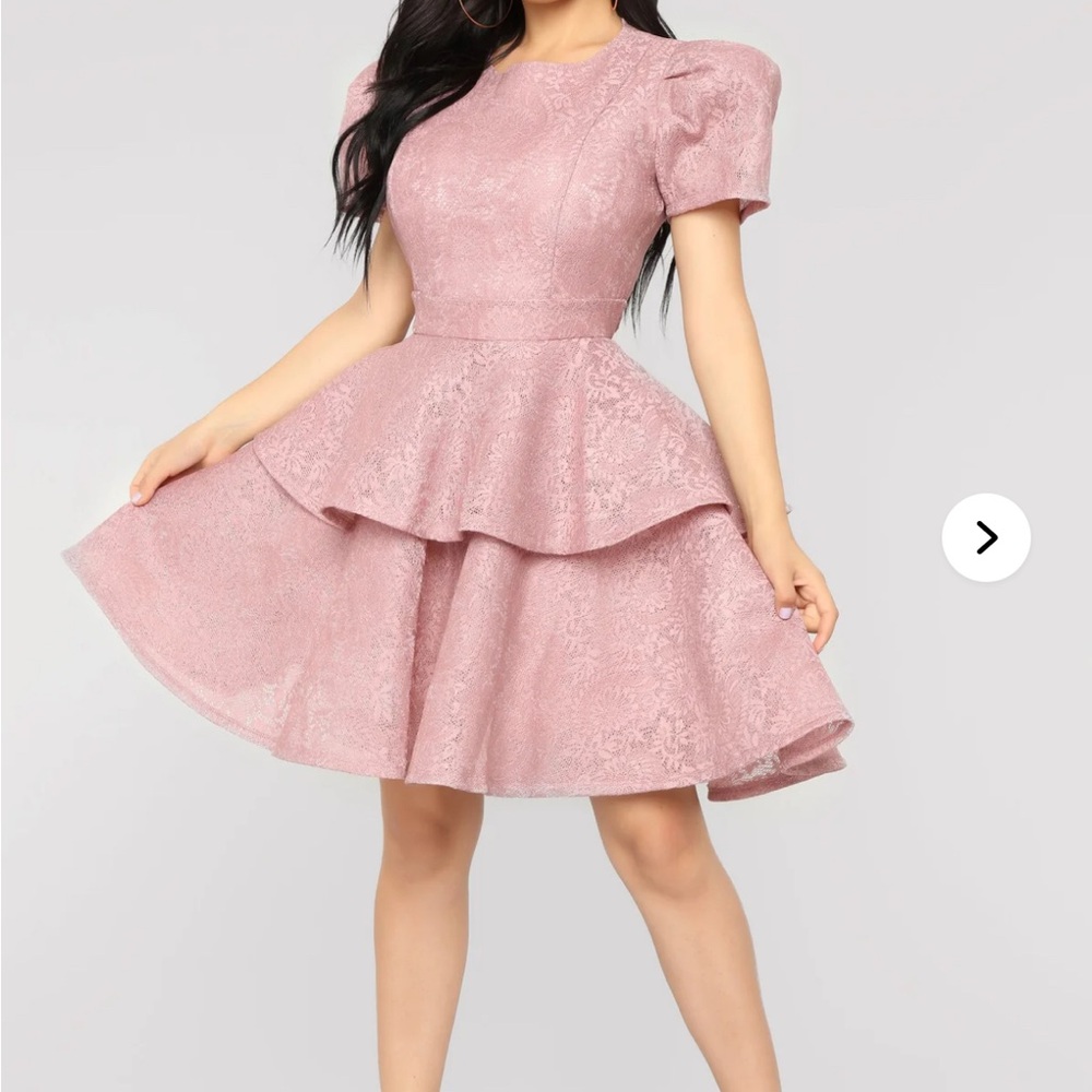 Elegant Pink Women's Dress
